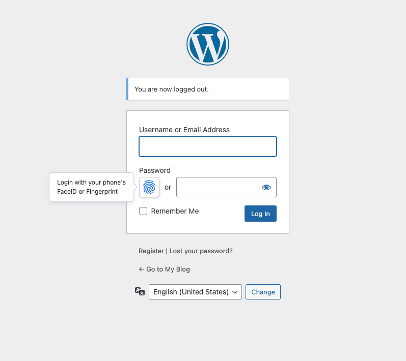 Passwordless add-on to your WordPress website.