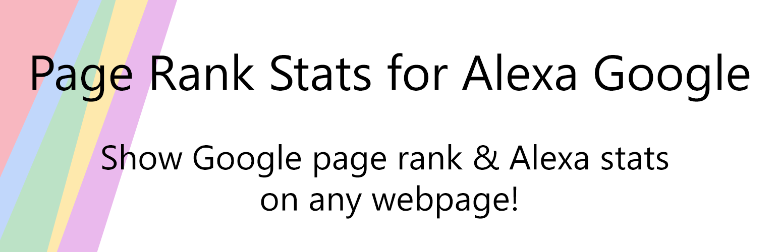 Page Rank Stats for Alexa Google