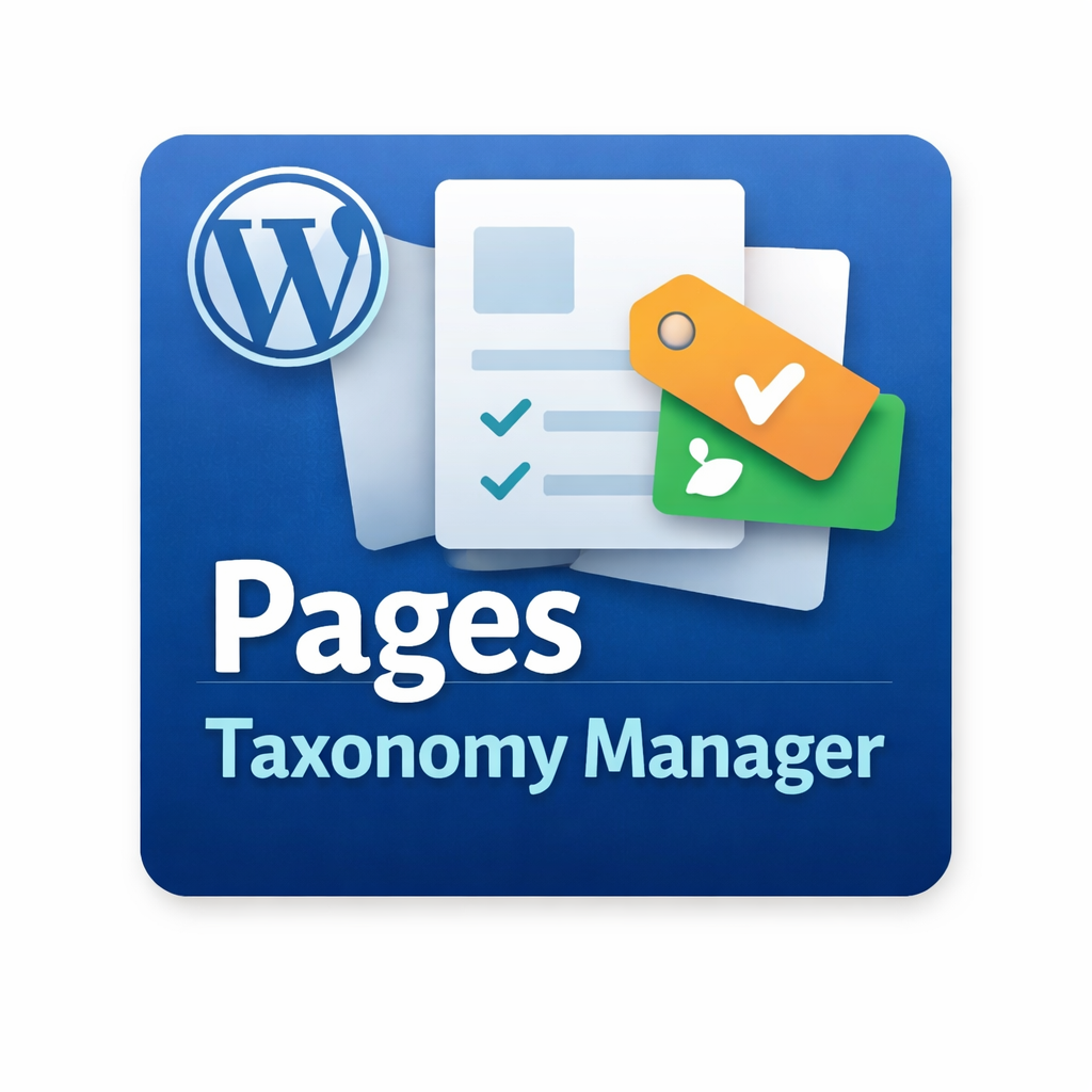 TechWithNavi Pages Taxonomy Manager 外掛圖示