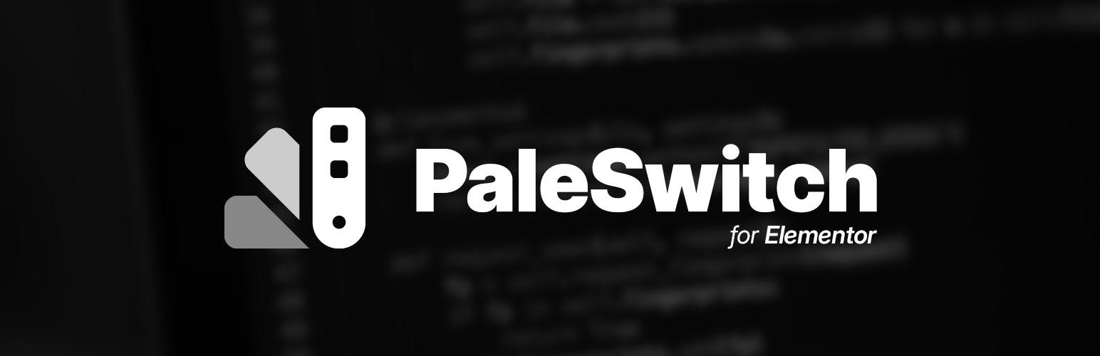 PaleSwitch – Light/Dark Palettes for Elementor