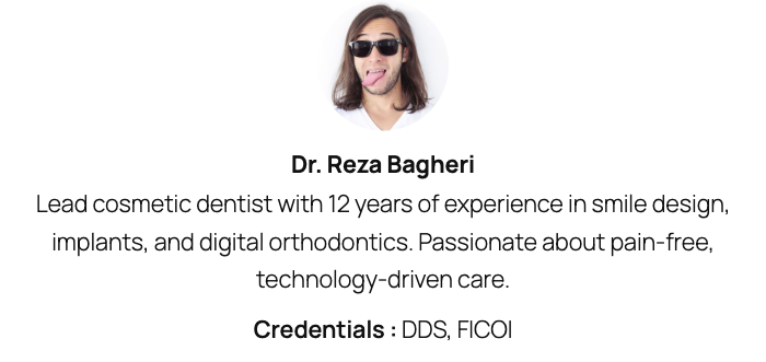 Author Card — photo, bio, credentials, and a custom profile field.