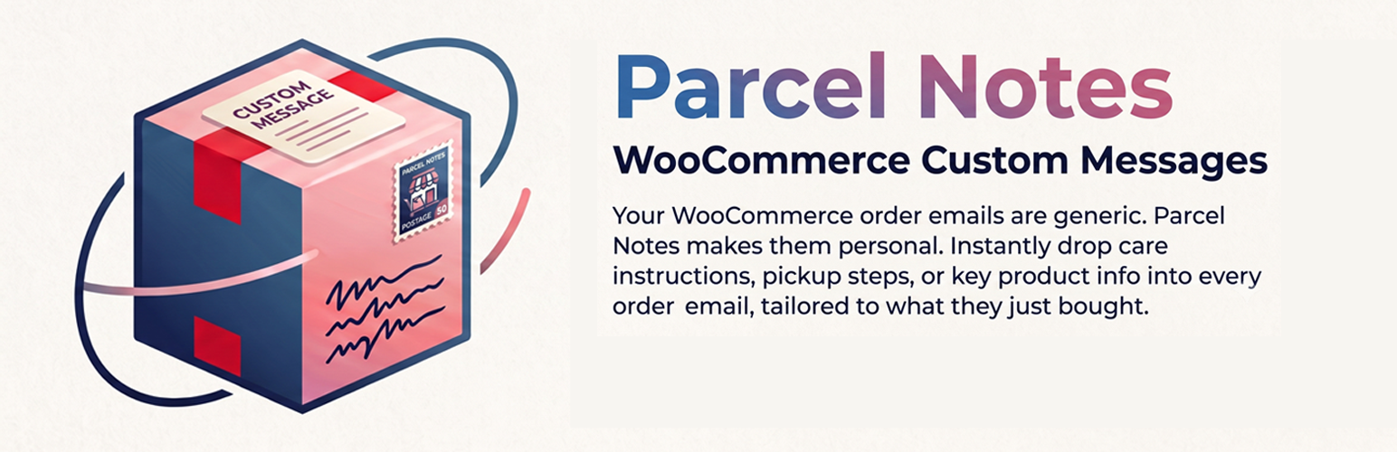 WordPress 外掛 Parcel Notes for WooCommerce 的封面圖片
