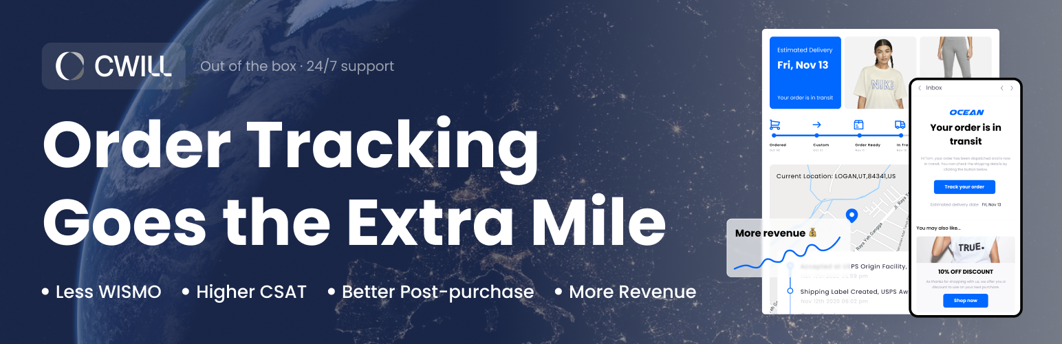 ParcelWILL (Formerly ParcelPanel) – Shipment Tracking, Tracking &amp; Order Tracking for WooCommerce