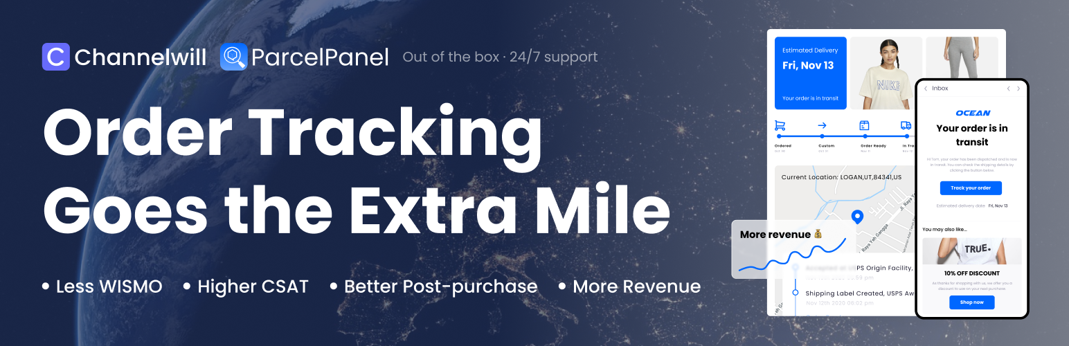 Parcel Panel Order Tracking for WooCommerce (100% FREE)