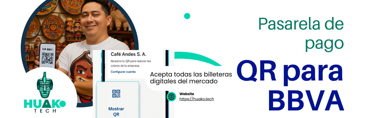 Pasarela de pago QR para BBVA