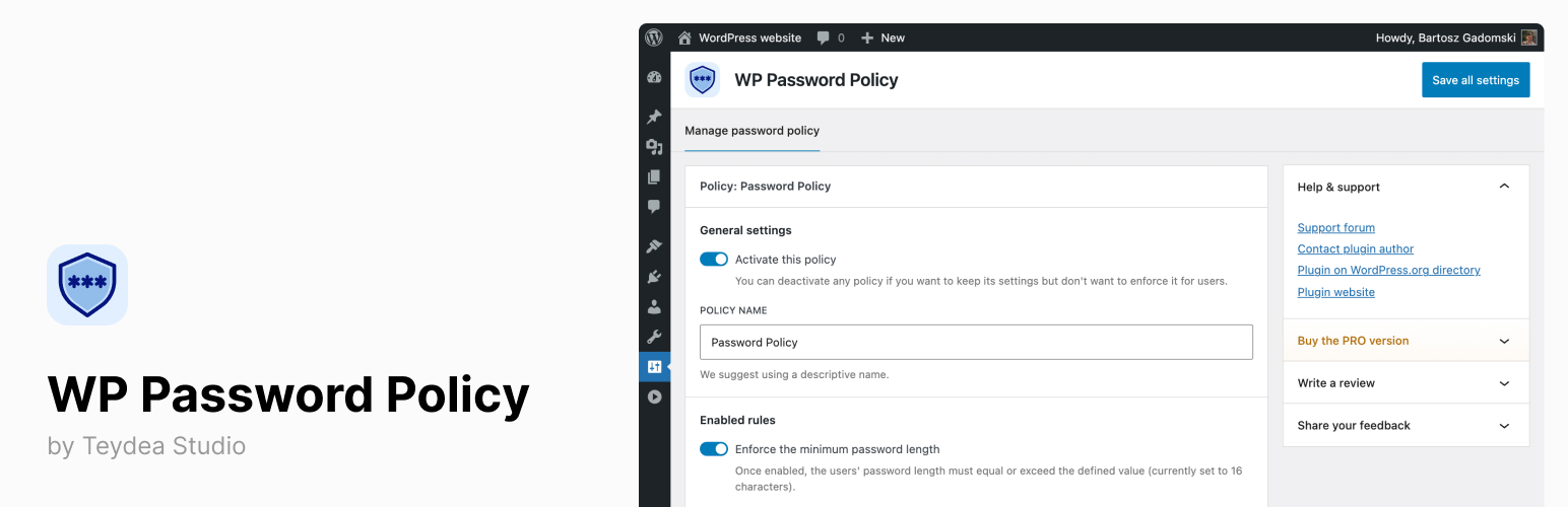 WP Password Policy