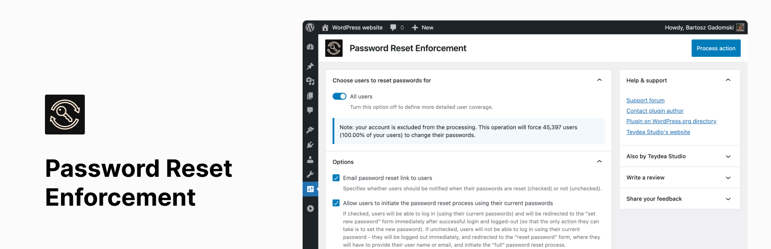 Password Reset Enforcement