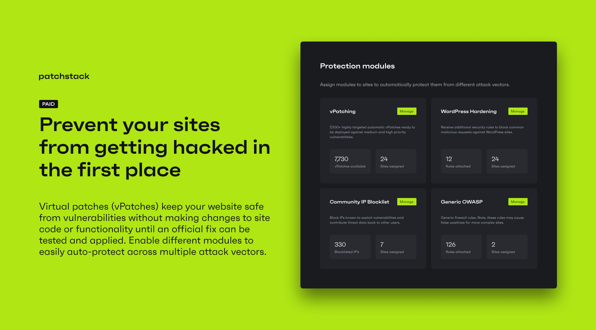 Patchstack security - automatic protection against ongoing attacks