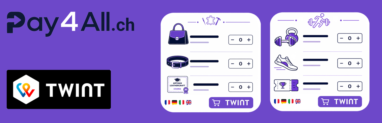 Pay4All TWINT – For WooCommerce & Pay4All Shop