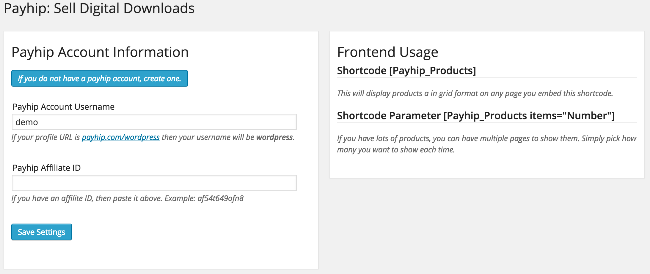 Setting up your digital downloads store page is simple and fast.