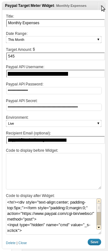 Admin Configuration