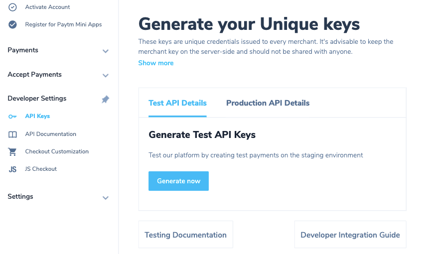 Generate Your Unique Keys