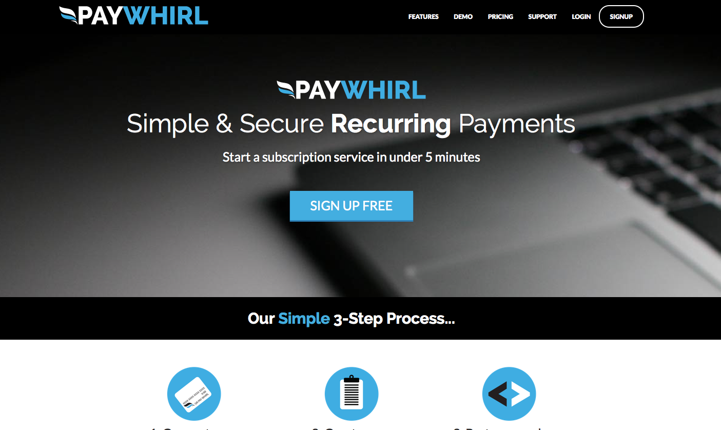 Paywhirl official website
