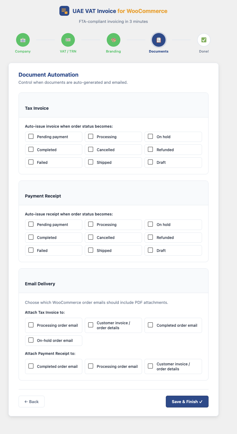 Setup Wizard - 4th Screen