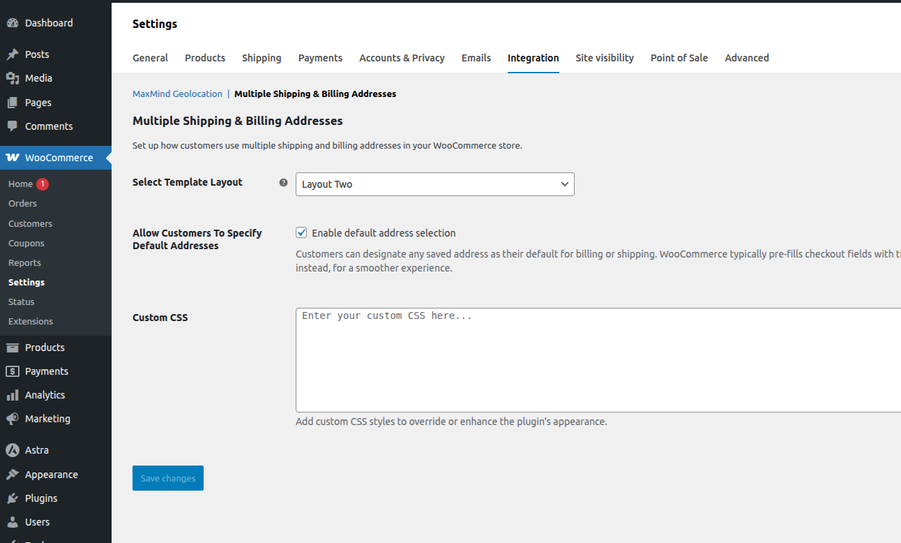 PC User Address Manager for WooCommerce