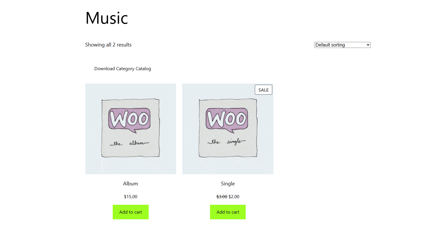 PDF Catalog Woocommerce