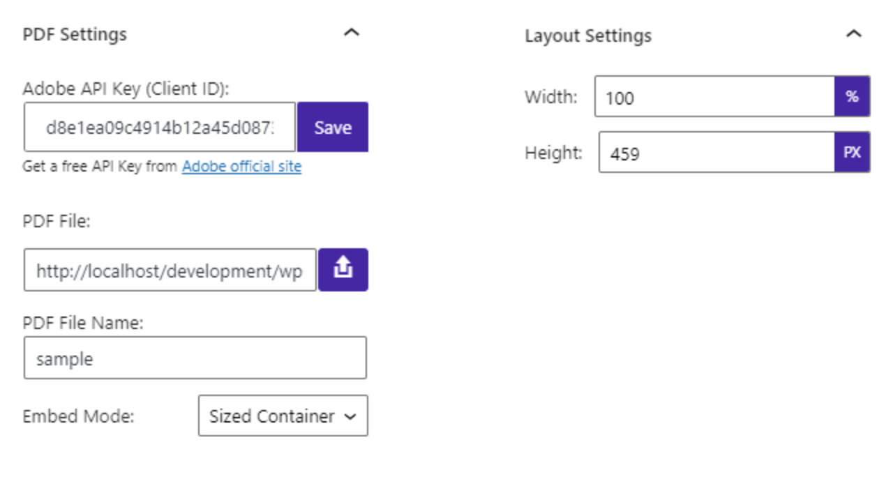 PDF Embed Block &#8211; Embed PDF file on your web page