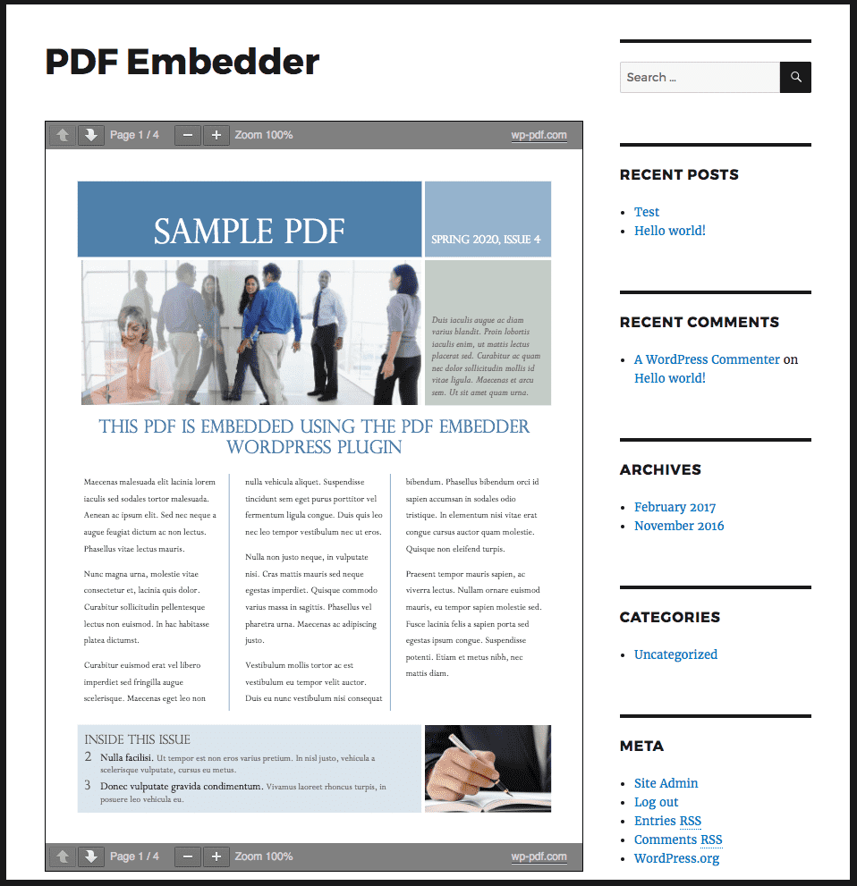 PDF Embedder