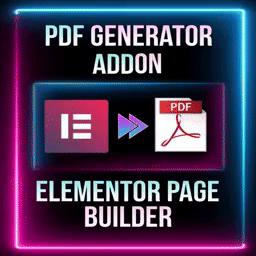 PDF Generator Addon for Elementor Page Builder Icon