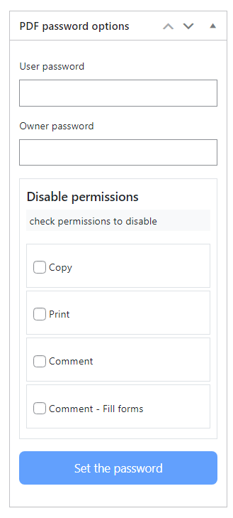 PDF Password Protect - Screenshot 1