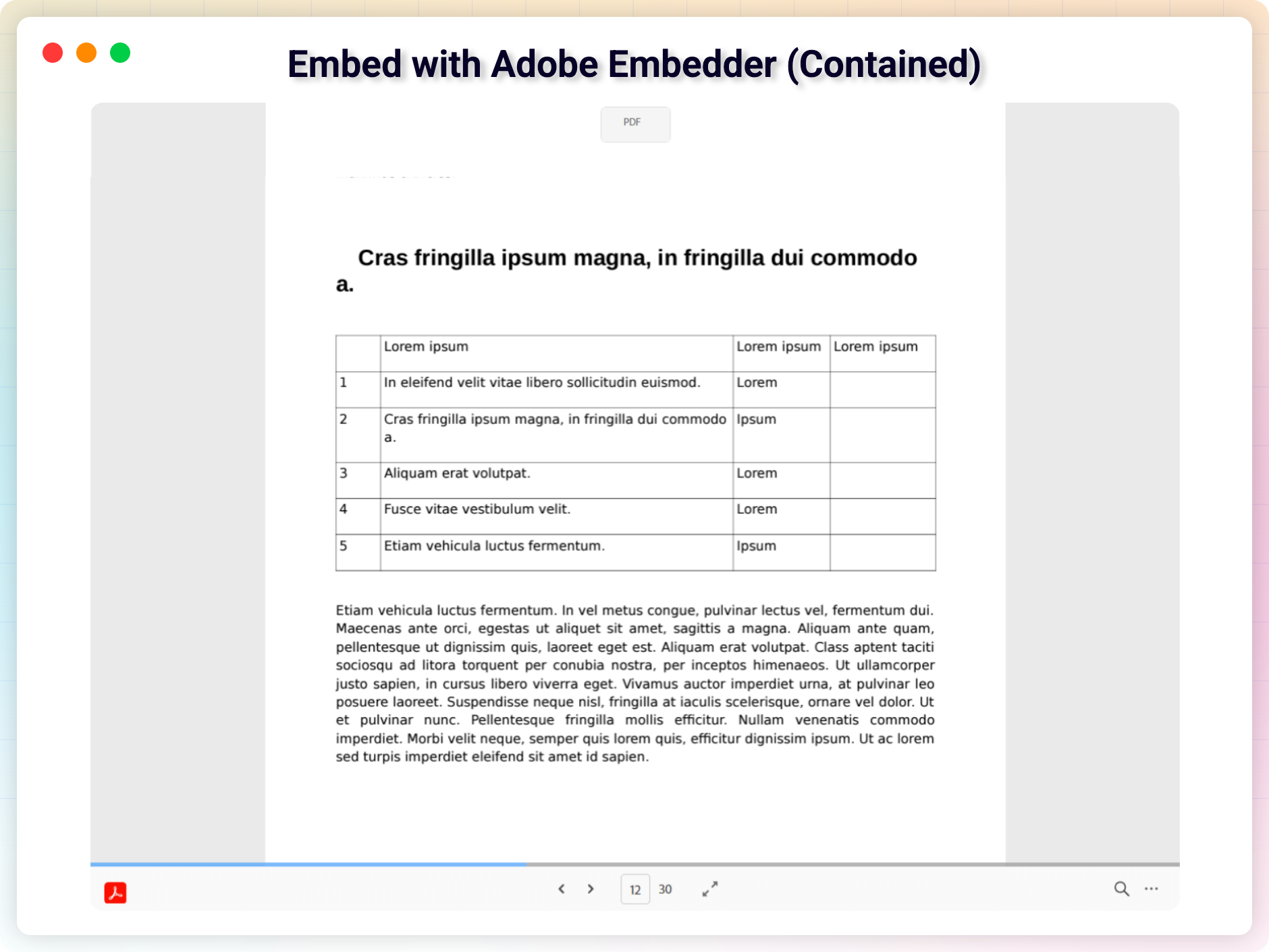 PDF Poster – PDF Embedder Plugin