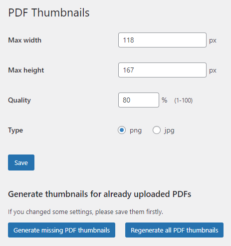 PDF Thumbnail Generator