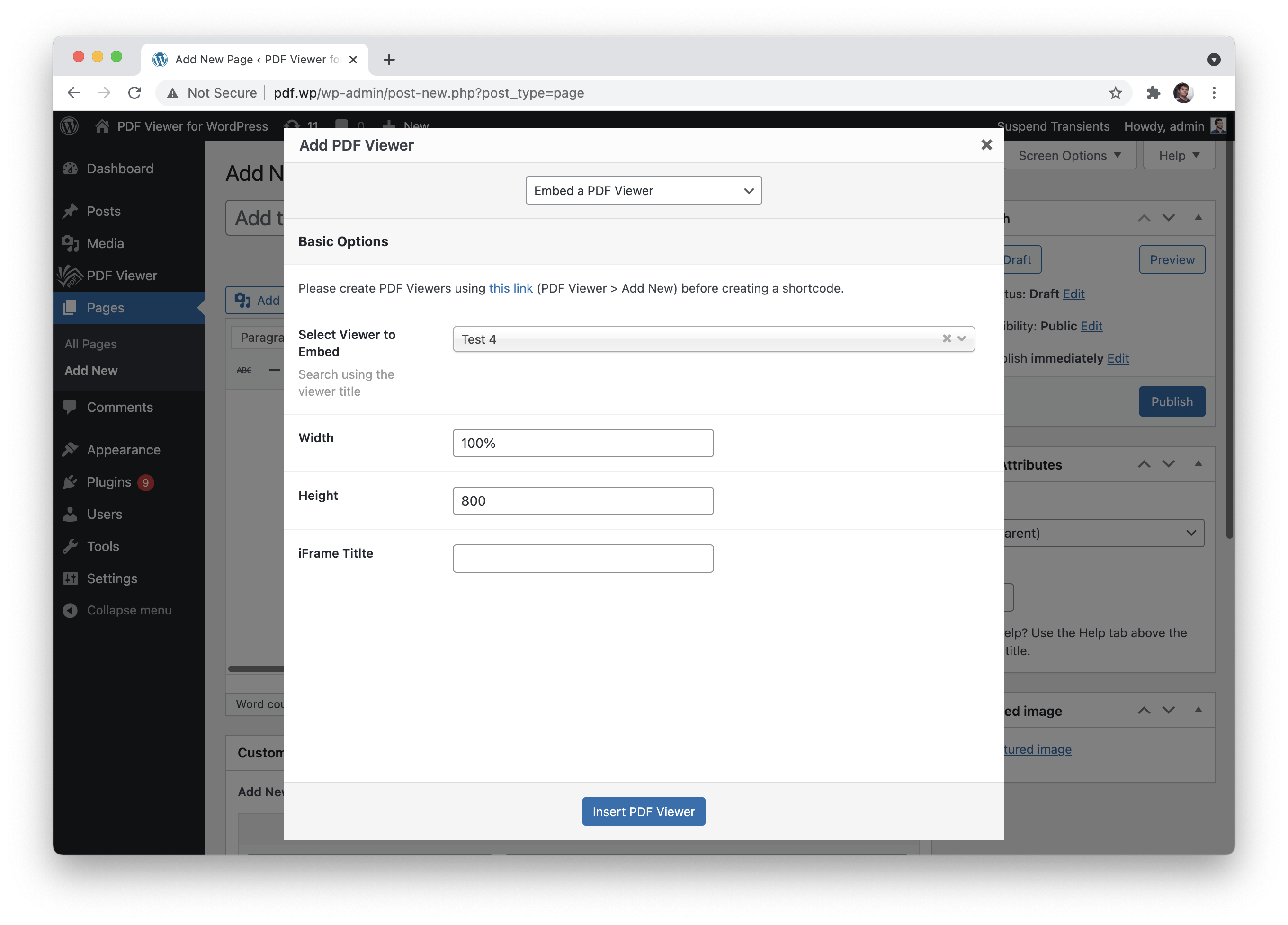 Creating Shortcodes