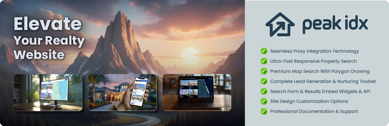 PeakIDX Real Estate Search & Lead Generation