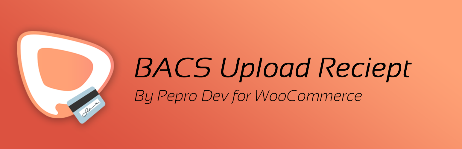 WordPress 外掛 PeproDev WooCommerce Receipt Uploader 的封面圖片。
