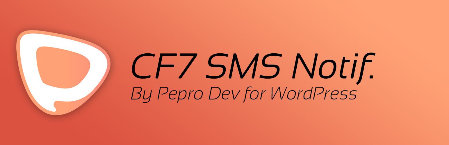 PeproDev CF7 SMS Notifier
