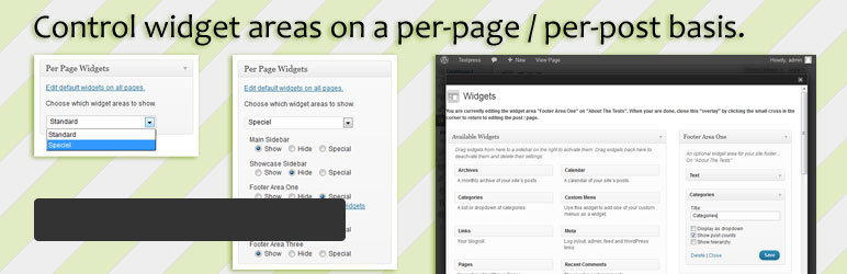 Per Page Widgets