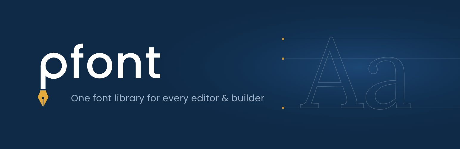 WordPress 外掛 PFont 的封面圖片