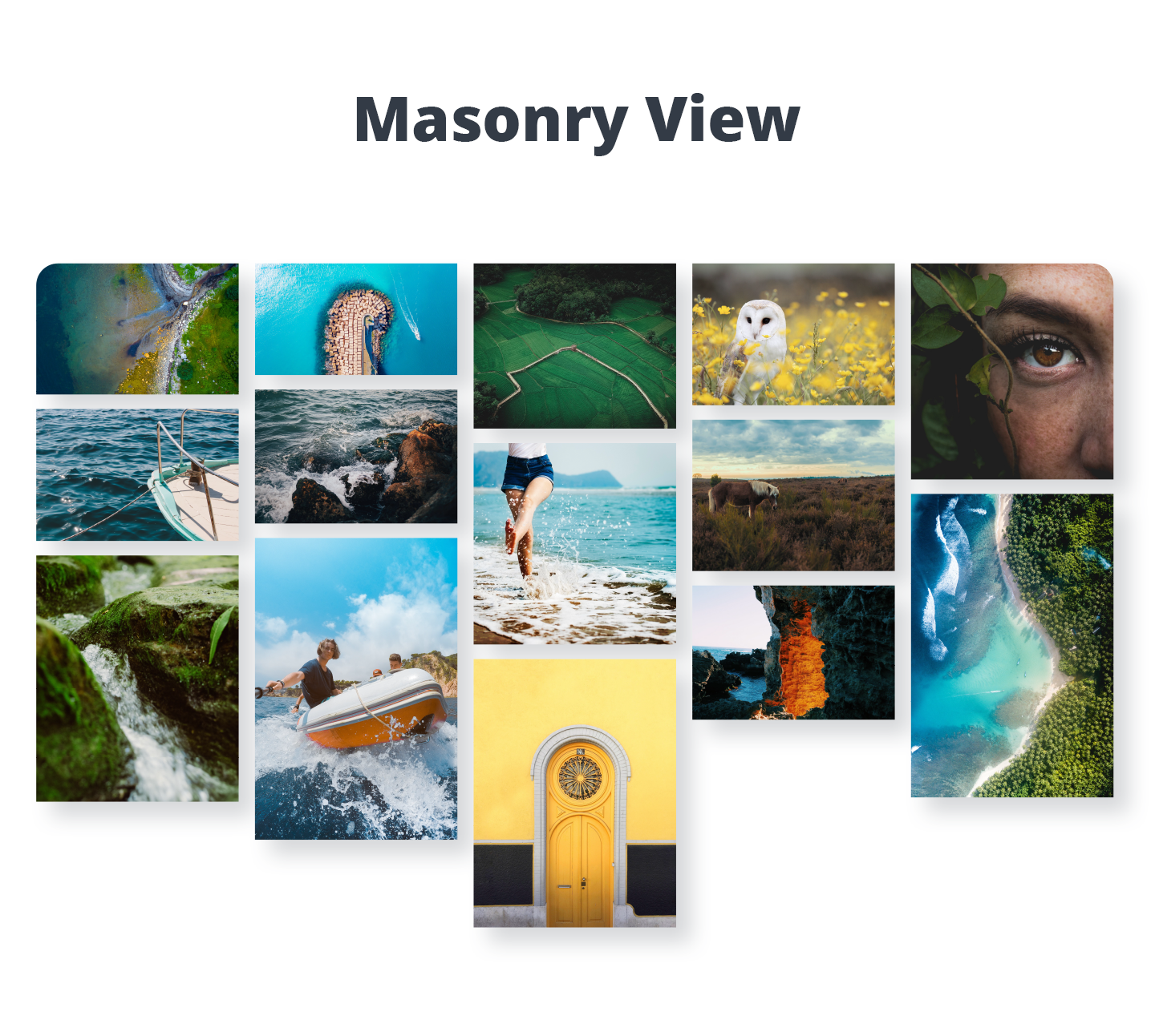 Photo Gallery - Masonry View (Premium version)