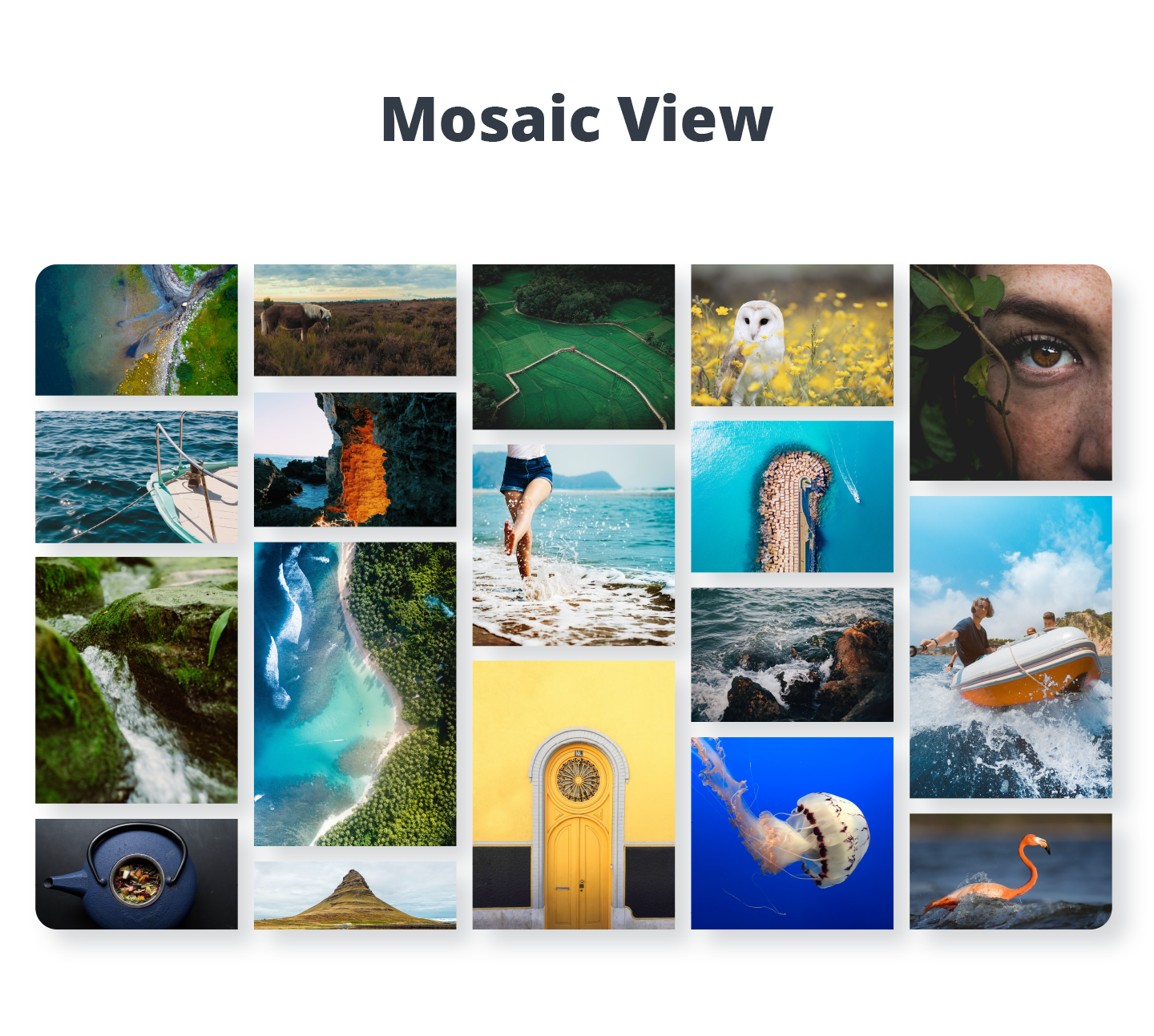 Photo Gallery - Mosaic View (Premium version)