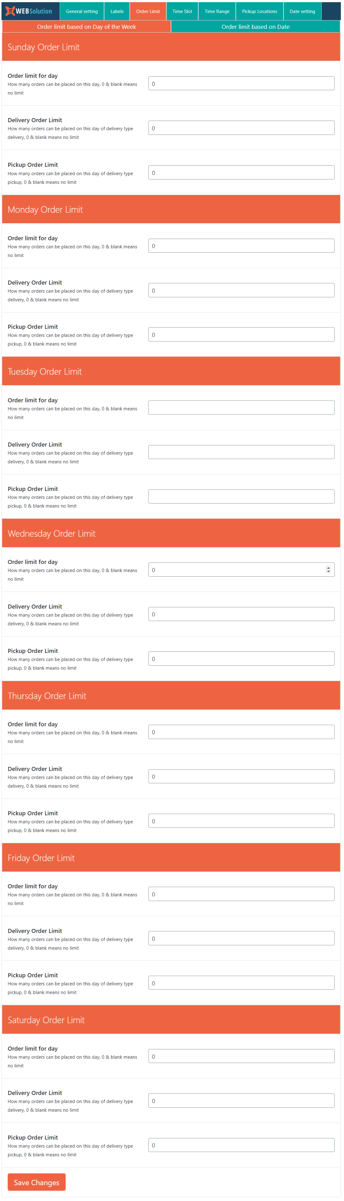 Order date, Order pickup, Order date time, Pickup Location, delivery date  for WooCommerce