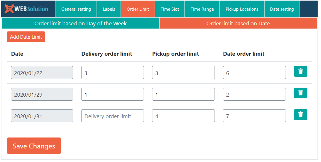 Order Delivery Date Picker, Store Pickups, Timeslots - Bloom