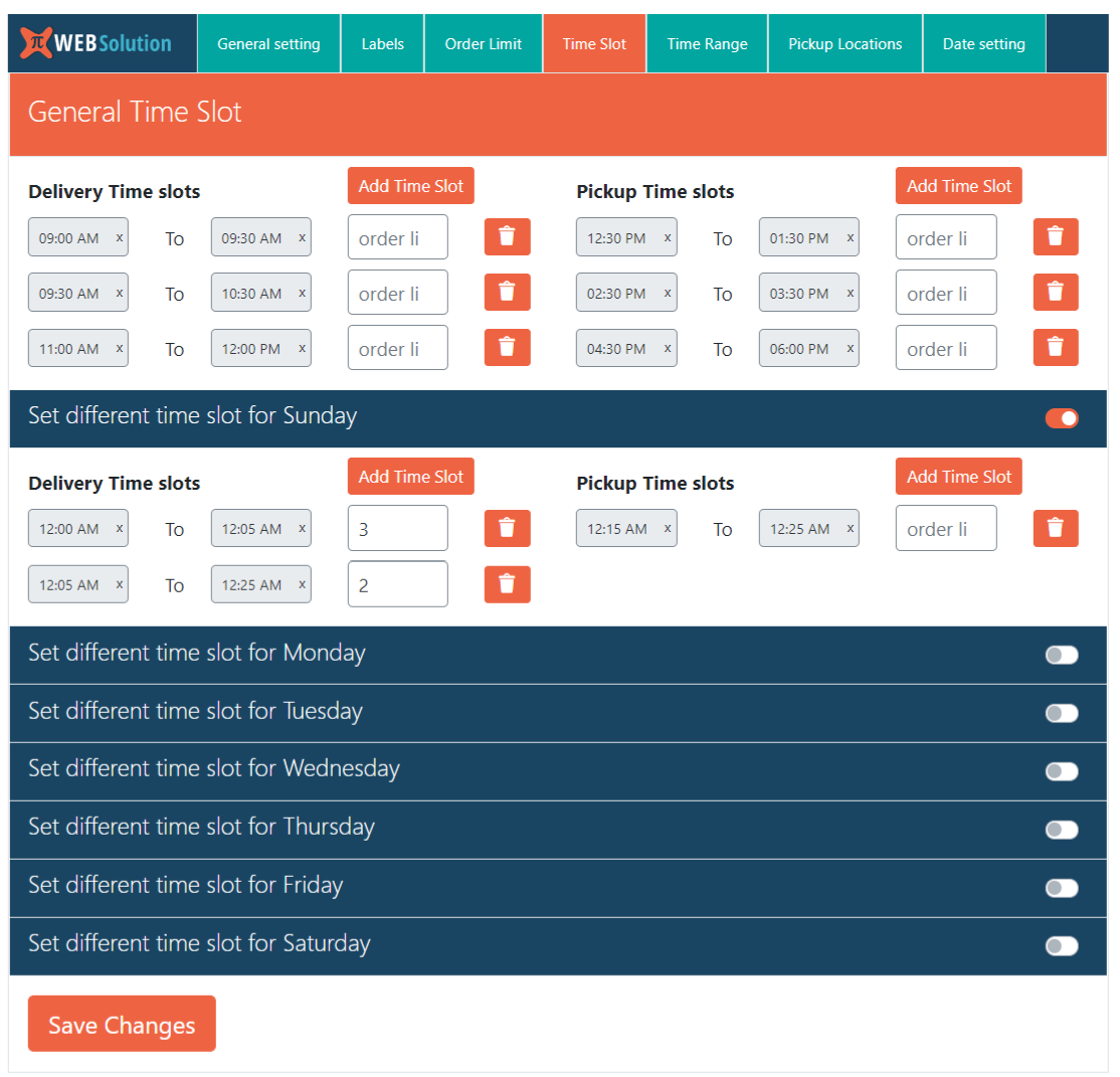 Order date, Order pickup, Order date time, Pickup Location, delivery date for WooCommerce