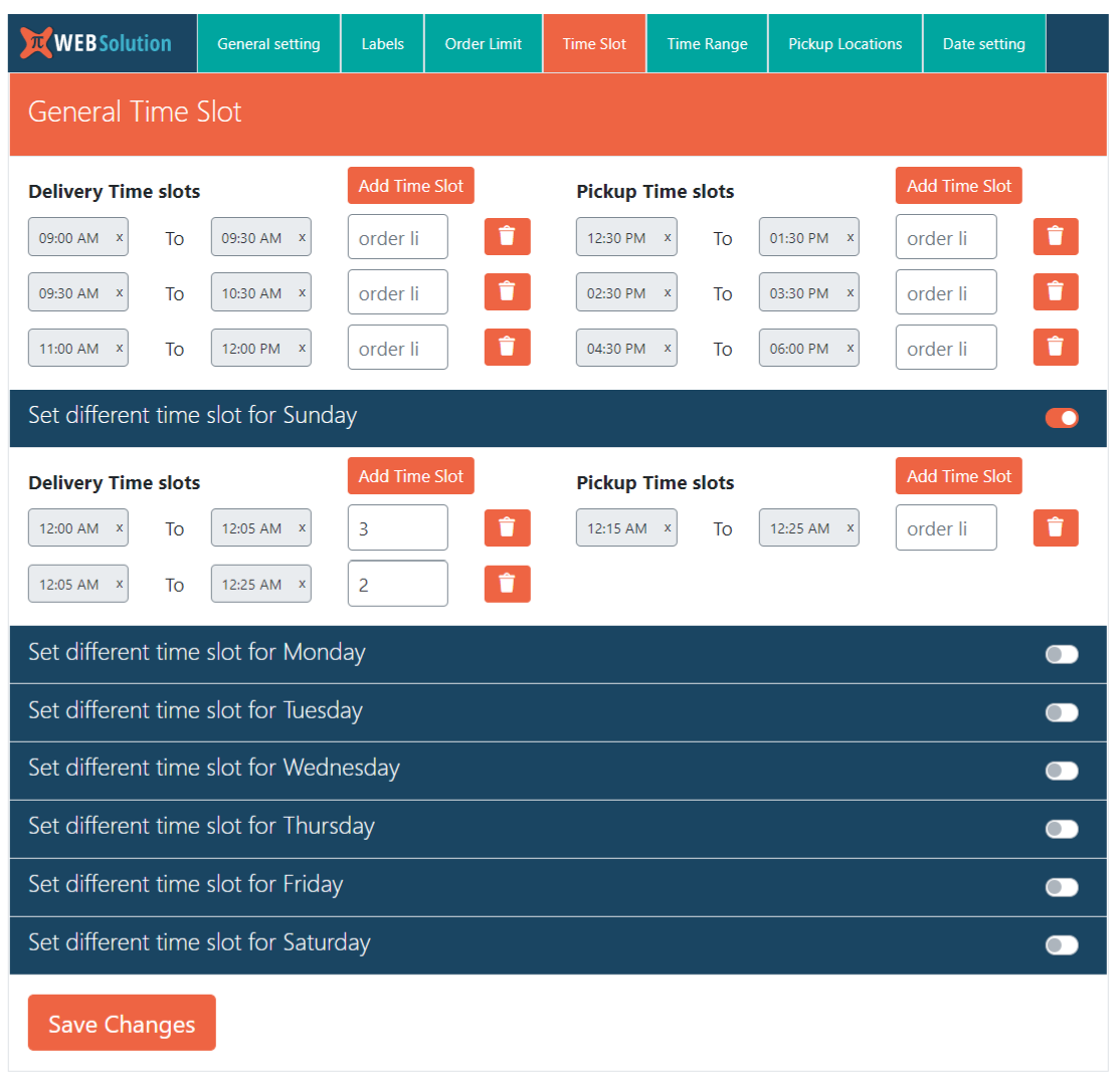 Order date, Order pickup, Order date time, Pickup Location, delivery date  for WooCommerce