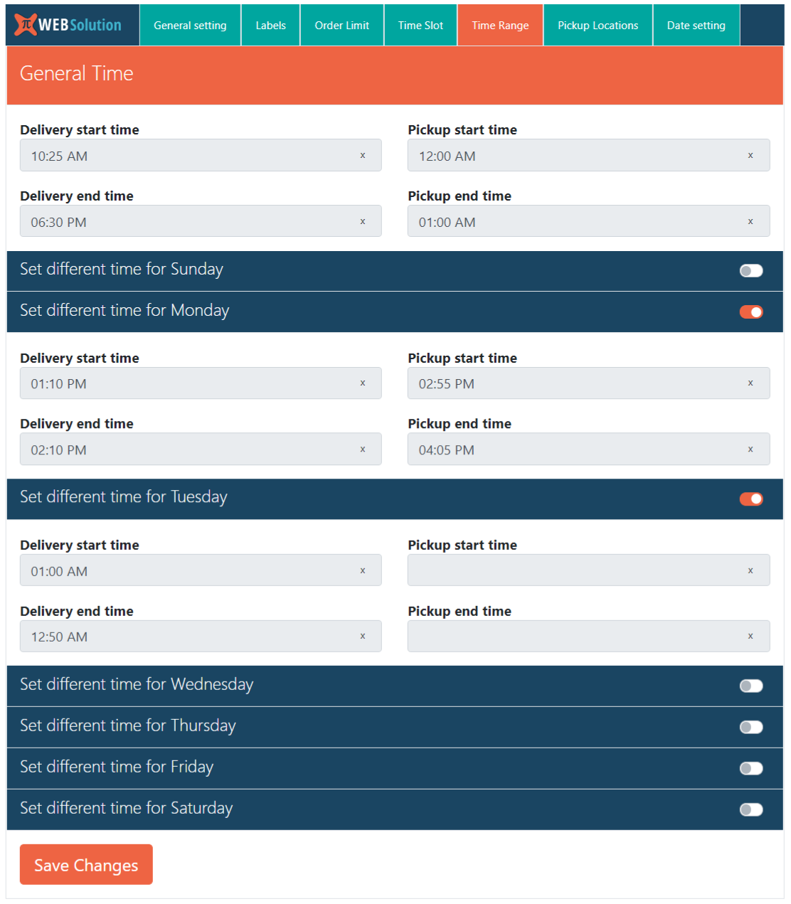 Order date, Order pickup, Order date time, Pickup Location, delivery date for WooCommerce