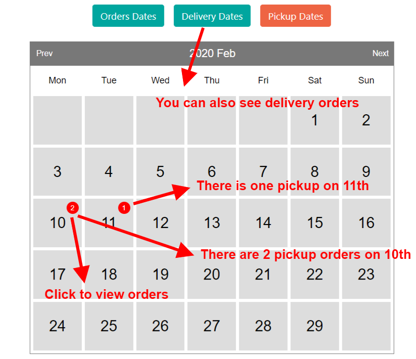 Order date, Order pickup, Order date time, Pickup Location, delivery date for WooCommerce