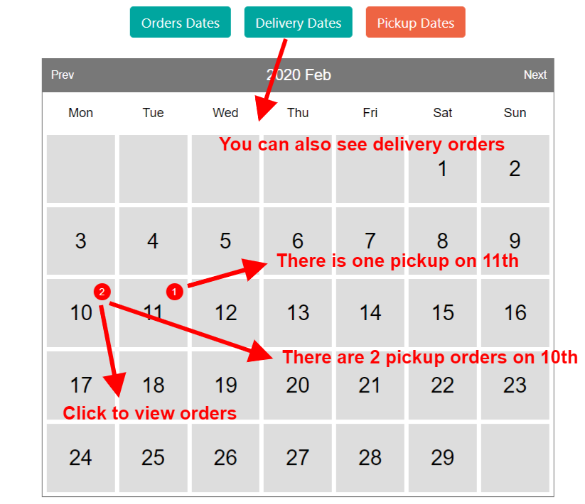 Order date, Order pickup, Order date time, Pickup Location, delivery date  for WooCommerce