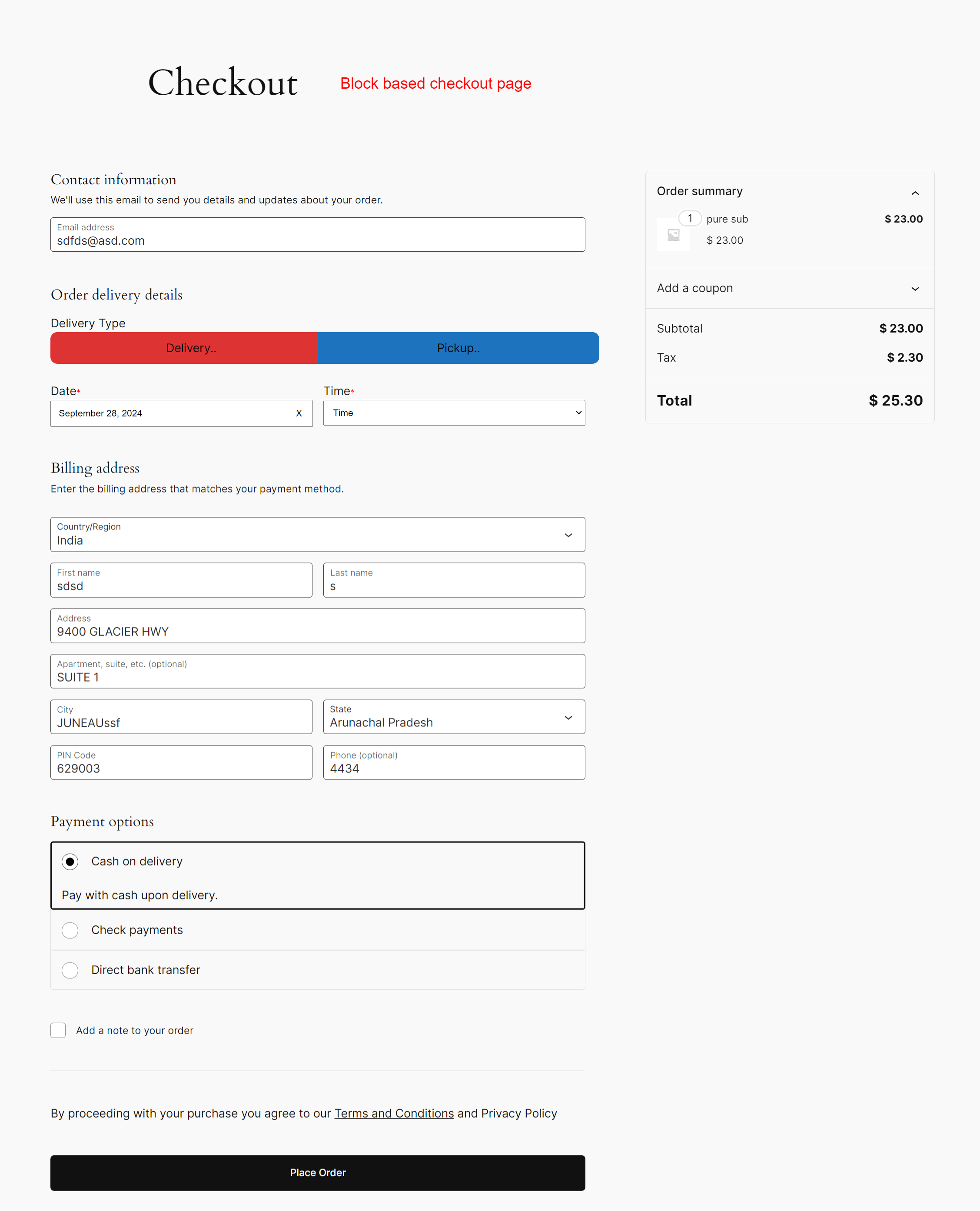 Order date, Order pickup, Order date time, Pickup Location, delivery date for WooCommerce