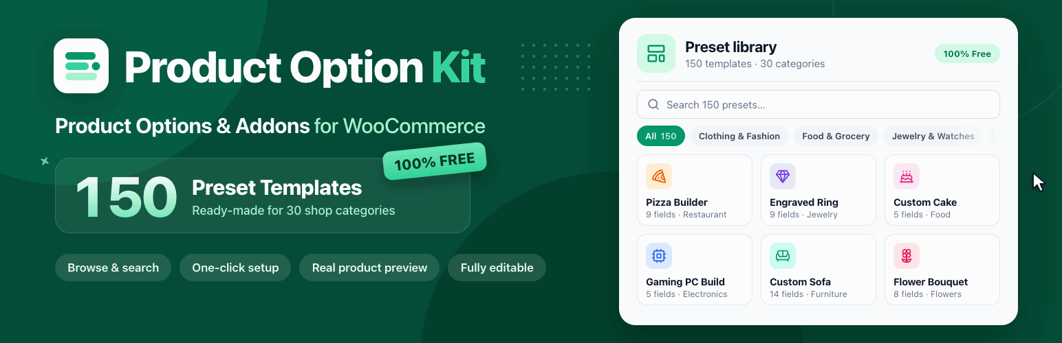 Pickset – Product Options &amp; Product Addons for WooCommerce