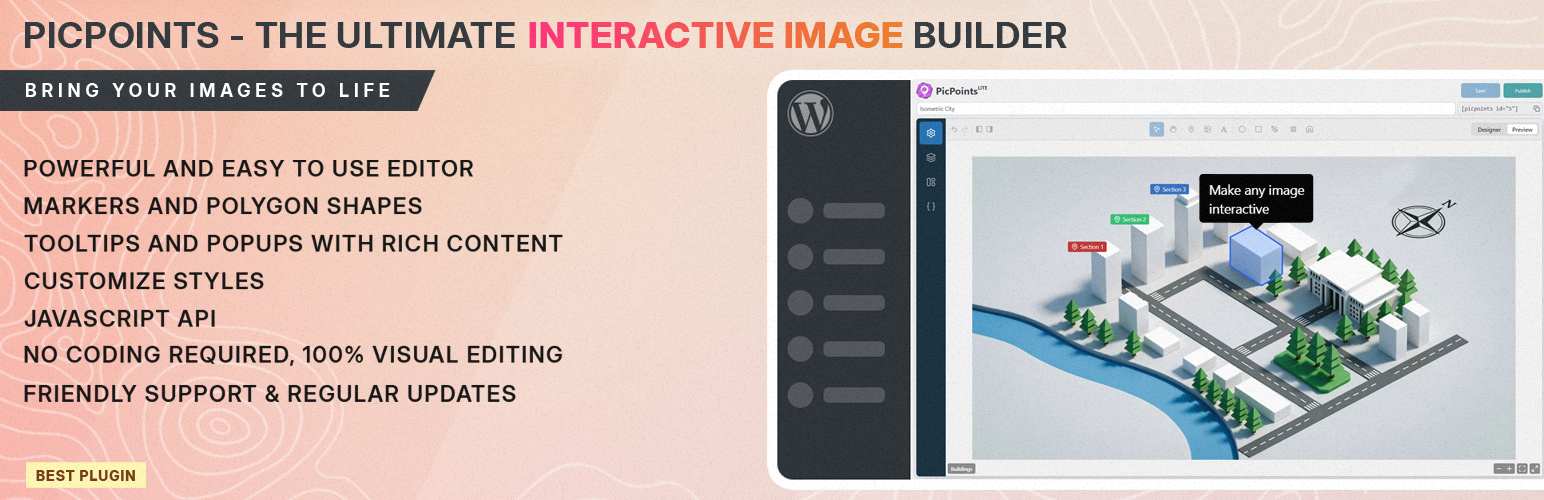 PicPoints — Interactive Image Maps, Floor Plans Builder