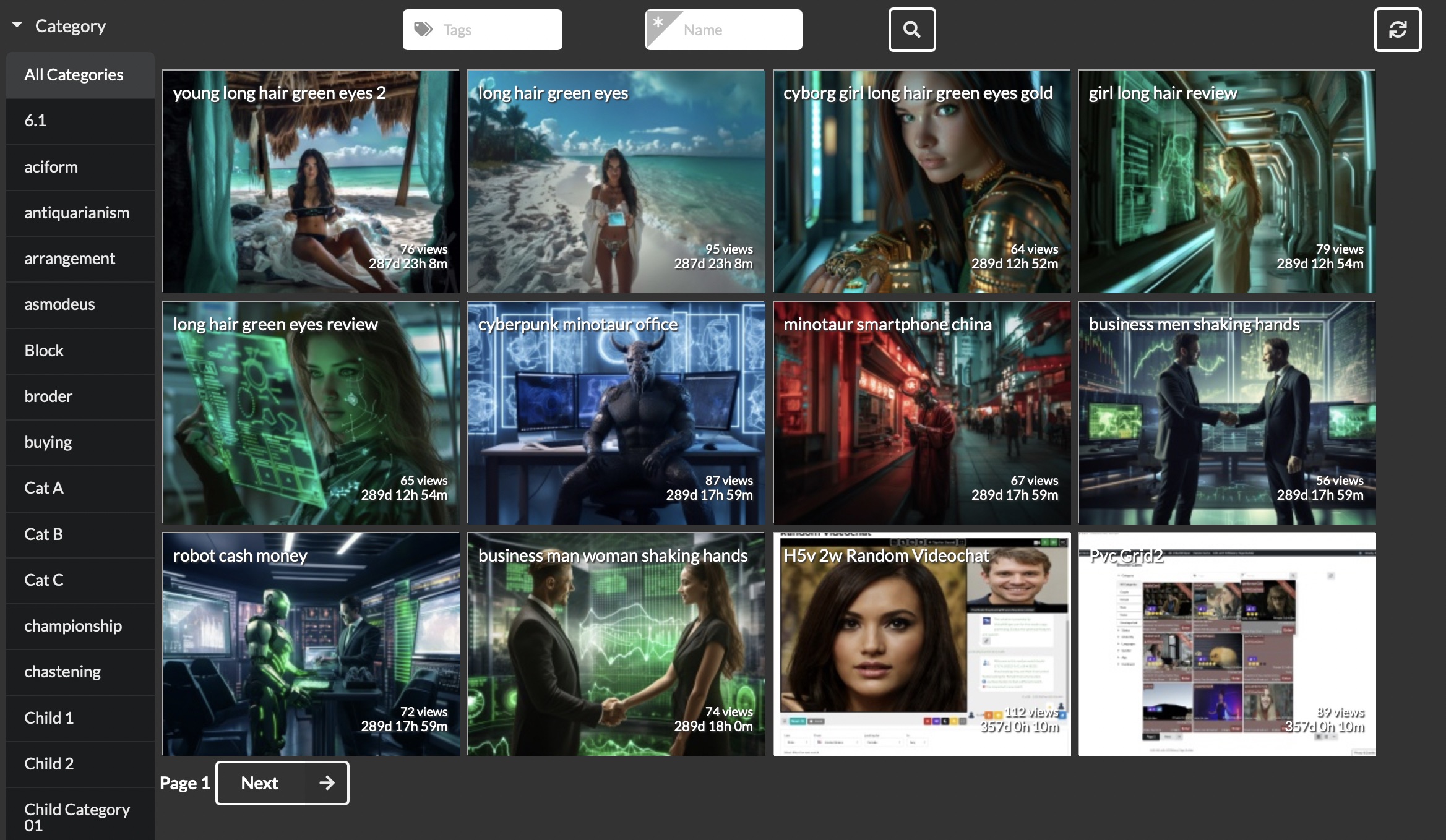AJAX picture listings (updates live as pictures are added)