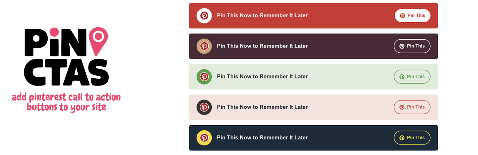 WordPress 外掛 Pin CTA 的封面圖片。