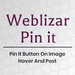 Logo Project Weblizar Pin It Button On Image Hover And Post