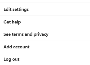 Go to your profile and click Settings and go to Step 2.