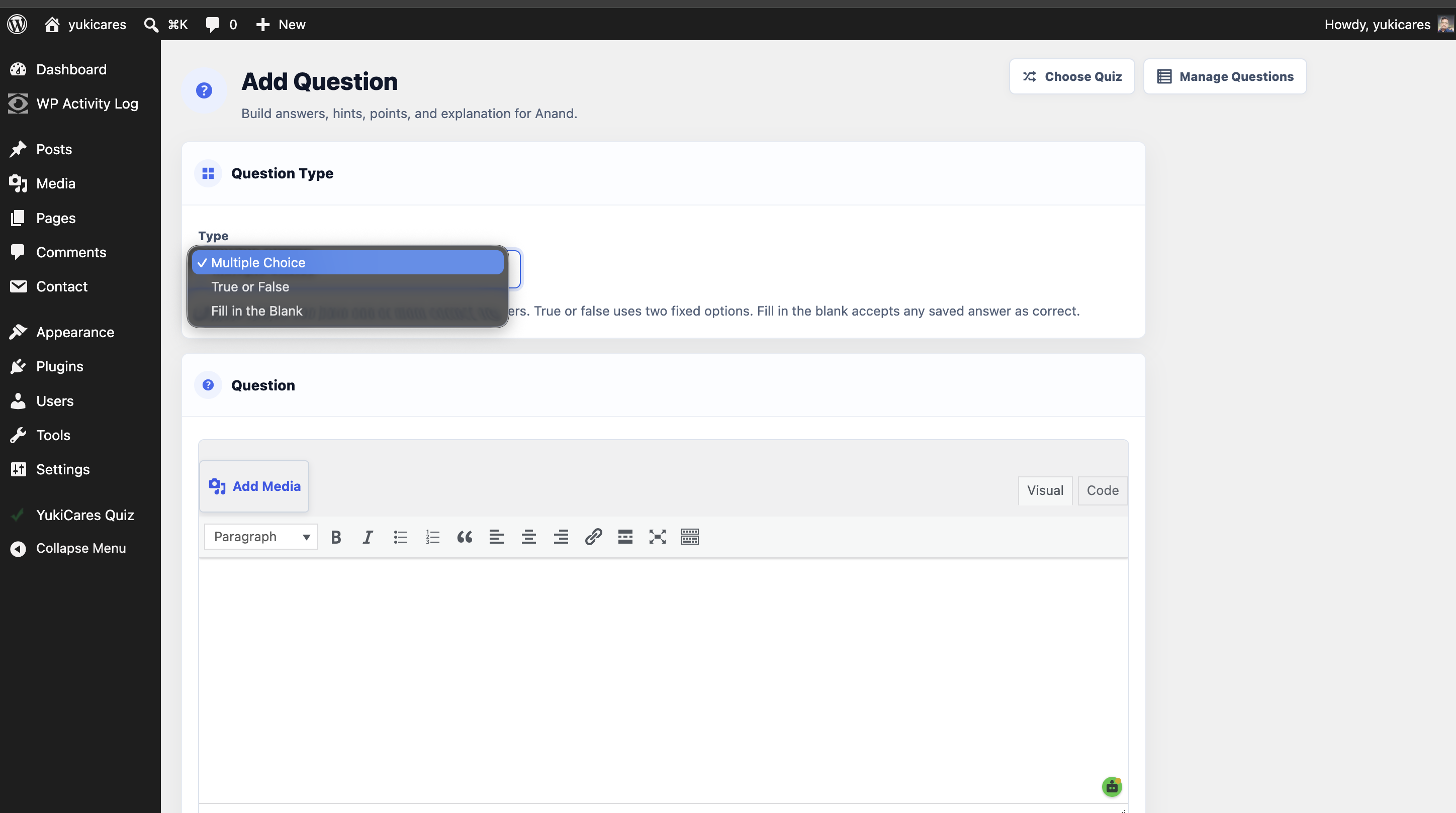 Contact Form 7 and Gravity Forms integration settings.