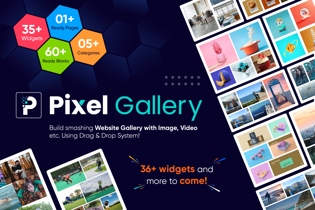 Pixel Gallery Addons for Elementor &#8211; Easy Grid, Creative Gallery, Drag and Drop Grid, Custom Grid Layout, Portfolio Gallery